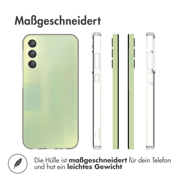 Accezz TPU Clear Cover für das Samsung Galaxy A15 (5G/4G) - Transparent