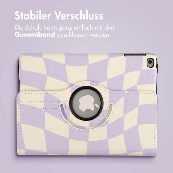 imoshion 360° drehbare Design Klapphülle Apple iPad 6 (2018) 9.7 Zoll / iPad 5 (2017) 9.7 Zoll - Dancing Cubes