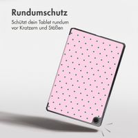 imoshion Design Trifold Klaphülle Samsung Galaxy Tab A11 Plus / A9 Plus - Happy Dots