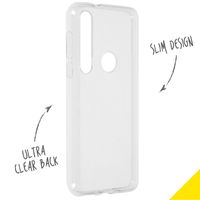 Accezz TPU Clear Cover Transparent für das Motorola Moto G8 Plus