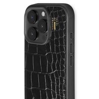 iDeal of Sweden Vegan Leather Back Cover Apple iPhone 16 Pro Max - Black Croco