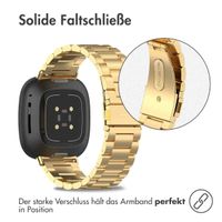 imoshion Edelstahlarmband für Fitbit Versa 4 / 3 / Sense (2) - Gold