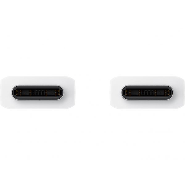 Samsung Ladebündel | Original USB-C-zu-USB-C-Kabel - 1.8 meter - 25 Watt - Weiß + Original Fast Charging Adapter USB-C Oplader - in Fabrikverpackung - 25 Watt - Weiß