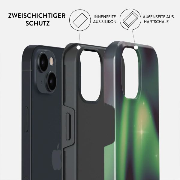 Burga Tough Back Cover für das iPhone 15 - Aurora