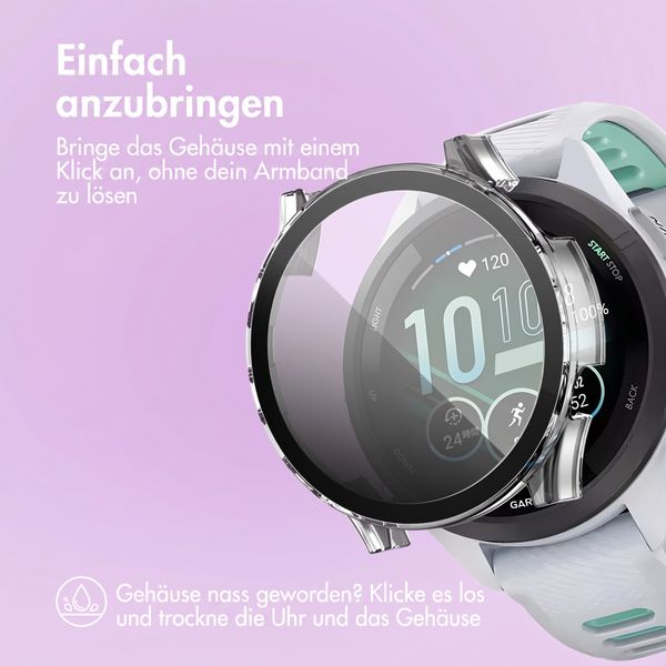 imoshion Full Cover Hard Case Garmin Forerunner 265S - Transparent