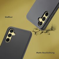 Selencia Back Cover mit luxuriöser Handschlaufe für das Samsung Galaxy A54 (5G) - Schwarz