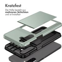 imoshion Backcover mit Kartenfach Samsung Galaxy A18 (4G) - Dunkelgrün