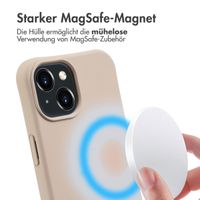 imoshion Color Backcover mit abnehmbarem Handykette und MagSafe Apple iPhone 15 - Nude