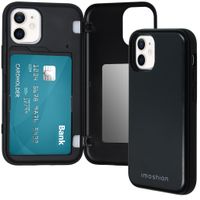 imoshion Backcover mit Karteninhaber iPhone 12 Mini - Schwarz