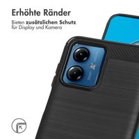 imoshion Brushed Back Cover Motorola Moto G14 - Schwarz