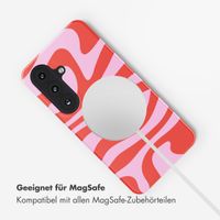 Selencia Vivid Rückabdeckung mit MagSafe Samsung Galaxy S26 - Dream Swirl Pink
