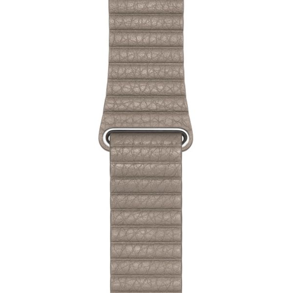 Apple ﻿Lederarmband M für das Apple Watch Series 1-10 / SE / Ultra (2) - 42/44/45/46/49 mm - Stone