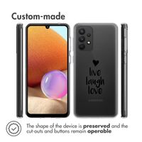 imoshion   Design Hülle für das Samsung Galaxy A33 - Live Laugh Love