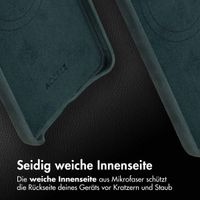 Accezz Vintage Leather Magsafe Backcover Samsung Galaxy S25 Edge - Smokey Green