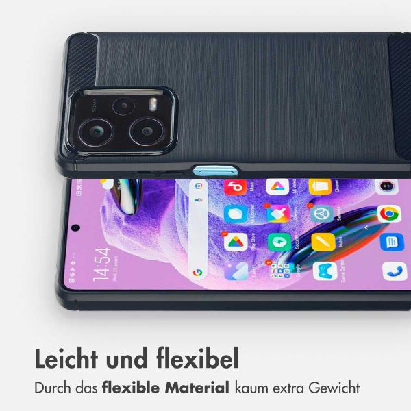 imoshion Brushed Back Cover für das Xiaomi Redmi Note 12 Pro Plus - Dunkelblau