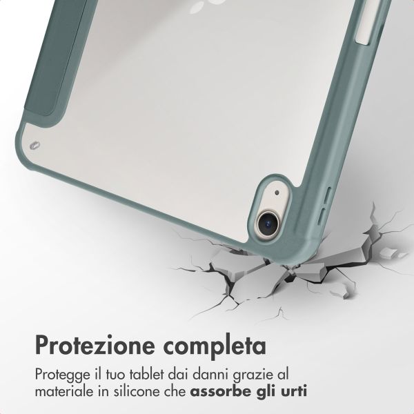 imoshion Origami Klapphülle Apple iPad 11 (2025) 11 Zoll A16 / iPad 10 (2022) 10.9 Zoll - Dunkelgrün