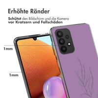 imoshion Design Hülle für das Samsung Galaxy A33 - Floral Purple