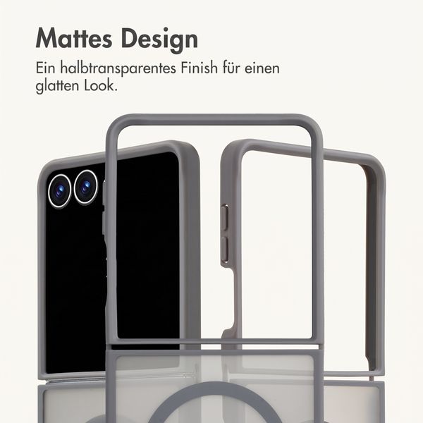 imoshion Color Guard Back Cover mit MagSafe Samsung Galaxy Z Flip 8 - Grau