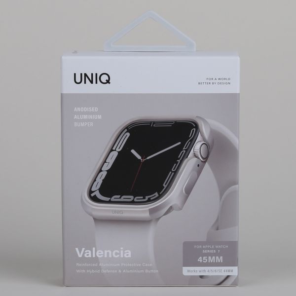 Uniq Valencia Watch Hülle für die Apple Watch 4-9 / SE - 44/45 mm - Starlight