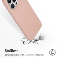 Accezz Liquid Silikoncase mit MagSafe für das iPhone 15 Pro Max - Rosa