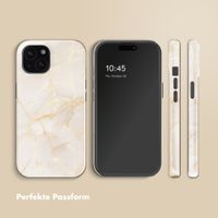 Selencia Vivid Rückabdeckung mit MagSafe Apple iPhone 15 - Golden Beige Marble