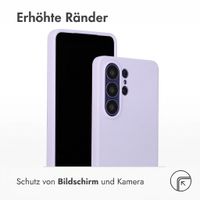 Accezz Liquid Silikoncase mit MagSafe Samsung Galaxy S26 Ultra - Violett