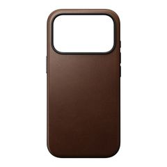Nomad Modern Leather Case mit MagSafe Apple iPhone 17 Pro - Braun