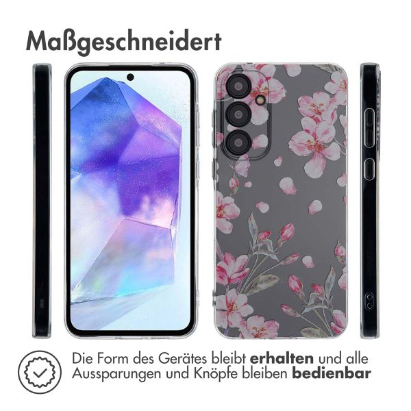 imoshion Design Hülle für das Samsung Galaxy A55 - Blossom Watercolor
