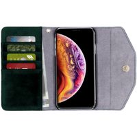 iDeal of Sweden Mayfair Clutch Velvet Grün für das iPhone Xs Max