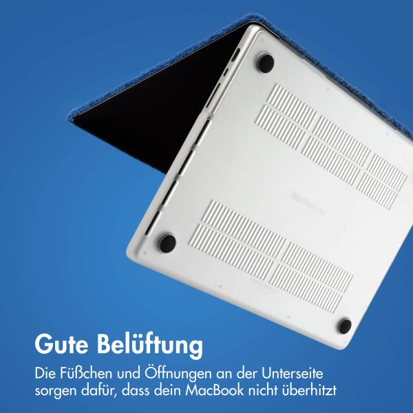 imoshion Teddy Hard Cover Apple MacBook Air 13 Zoll (2022 / 2024 M3 chip / 2025 M4 chip) - Cobalt Blue