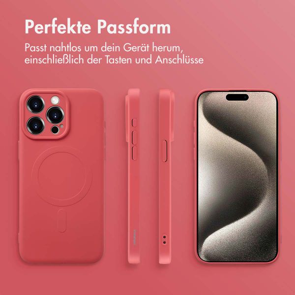 imoshion Color Back Cover mit MagSafe Apple iPhone 15 Pro Max - Dusty Rose