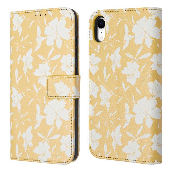 imoshion Design Klapphülle Apple iPhone Xr - Yellow Flowers