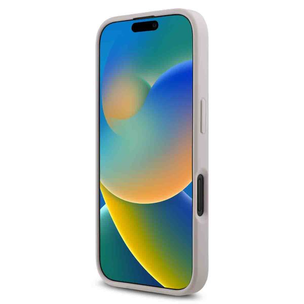 Guess 4G Metal Logo Back Cover MagSafe Apple iPhone 16 - Rosa