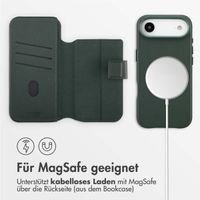 Accezz 2-in-1 Klapphülle aus Leder mit MagSafe Apple iPhone Air - Cedar Green