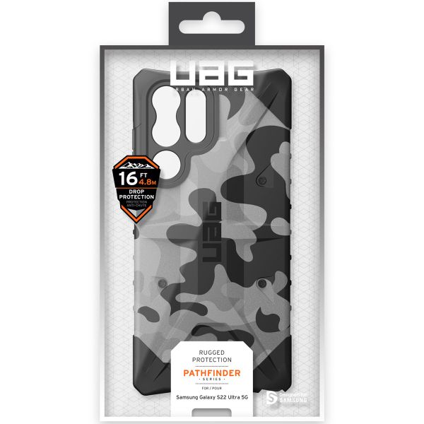 UAG Pathfinder Case für das Samsung Galaxy S22 Ultra - Midnight Camo