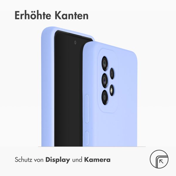 Accezz Liquid Silikoncase Samsung Galaxy A53 - Violett