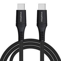 imoshion USB-C-auf-USB-C-Kabel – 100 Watt – 2 Meter – Schwarz