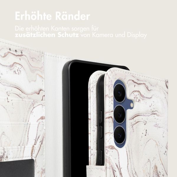 imoshion Design Klapphülle Samsung Galaxy S25 FE - Sandy Marble