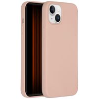 Accezz Liquid Silikoncase für das iPhone 15 Plus - Rosa