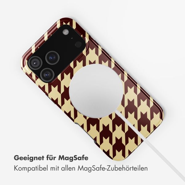 Selencia Vivid Rückabdeckung mit MagSafe Apple iPhone 17 Pro Max - Pied-de-Poule