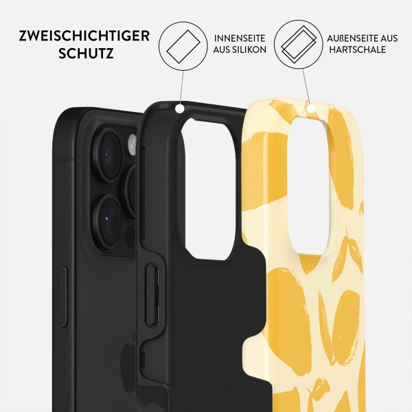 Burga Tough Back Cover für das iPhone 16 Pro Max - Lemon Tart