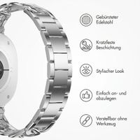 Selencia Chain Armband -   Universelle 20 mm Anschluss - Silber