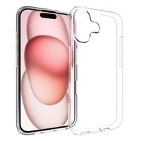 Accezz TPU Clear Cover für das Apple iPhone 16 - Transparent