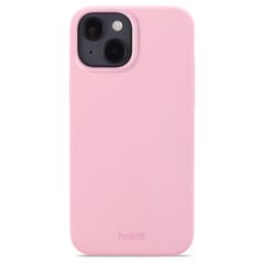 Holdit Silicone Case für das iPhone 15 Rouge - Pink