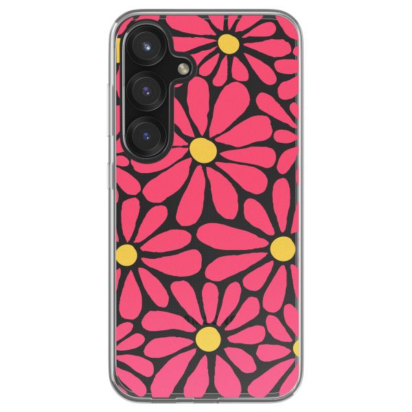 imoshion  Design Hülle für das Samsung Galaxy S25 - Dusty Rose Flowers Connect