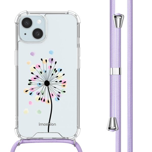 imoshion Design Hülle mit Band Apple iPhone 15 - Sandstone Dandelion