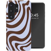 Selencia Vivid Back Cover Samsung Galaxy S26 Ultra - Dream Swirl Chocolate