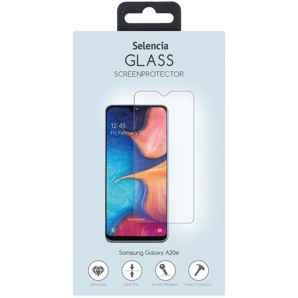 Selencia Screen Protector aus gehärtetem Glas Samsung Galaxy A20e
