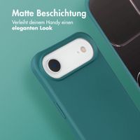 imoshion Color Backcover mit abnehmbarem Handykette und MagSafe Apple iPhone Air - Dunkelgrün