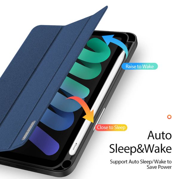 Dux Ducis Domo Klapphülle Apple iPad Mini 7 (2024) / iPad Mini 6 (2021) - Dunkelblau